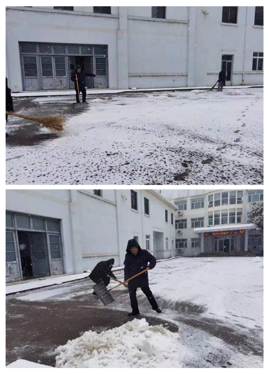 瑞雪連綿兆豐年，連心保安保安全